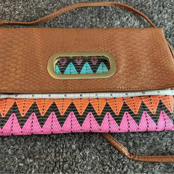 Brown and Multicolor Clutch Crossbody Bag from Aldo - Picture 9 of 9